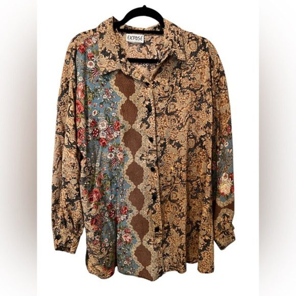 Expose Tops - Expose vintage blouse